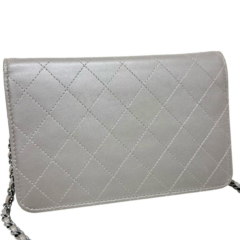 【CHANEL/シャネル】 マトラッセ チェーンウォレット Gカード/Sシール有 ショルダーバッグ ラムスキン グレーベージュ レディース【中古】【真子質店】【BL】




【Txxx】