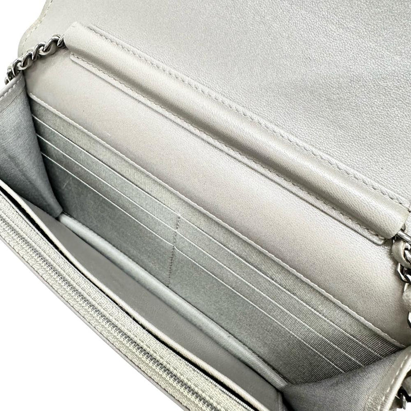 【CHANEL/シャネル】 マトラッセ チェーンウォレット Gカード/Sシール有 ショルダーバッグ ラムスキン グレーベージュ レディース【中古】【真子質店】【BL】




【Txxx】