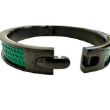 【CHARRIOL/シャリオール】 フォーエバーカラー ブレスレット  16cm(M) バングル スチール 34.7g 黒メタル/グリーン レディース
【中古】【真子質店】【BL】




【IMaMo】