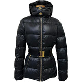 ★★最終特価品【VERSACE/ヴェルサーチ】 Medusa（メドゥーサ） ベルト付きダウンコート ショート丈 ダウンジャケット ポリエステル/ダウン ブラック レディース【中古】【真子質店】【GD】




【MaTx】