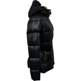 ★★最終特価品【VERSACE/ヴェルサーチ】 Medusa（メドゥーサ） ベルト付きダウンコート ショート丈 ダウンジャケット ポリエステル/ダウン ブラック レディース【中古】【真子質店】【GD】




【MaTx】