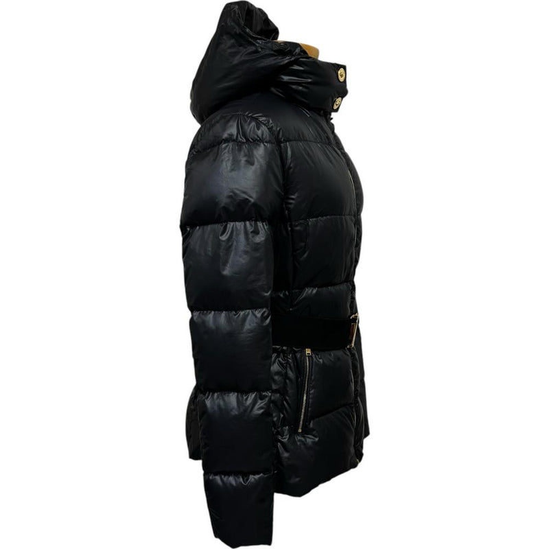 ★★最終特価品【VERSACE/ヴェルサーチ】 Medusa（メドゥーサ） ベルト付きダウンコート ショート丈 ダウンジャケット ポリエステル/ダウン ブラック レディース【中古】【真子質店】【GD】




【MaTx】