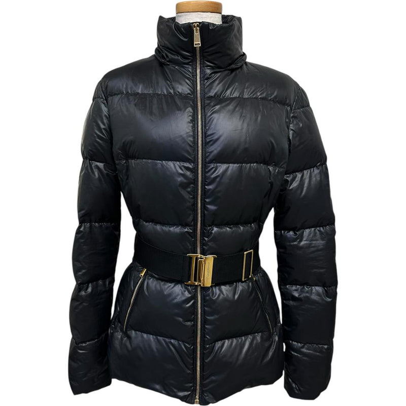 ★★最終特価品【VERSACE/ヴェルサーチ】 Medusa（メドゥーサ） ベルト付きダウンコート ショート丈 ダウンジャケット ポリエステル/ダウン ブラック レディース【中古】【真子質店】【GD】




【MaTx】