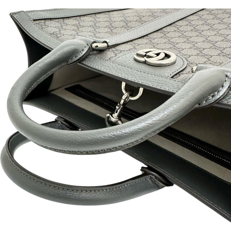 【GUCCI/グッチ】 オフィディア ミディアム 731793 2WAYハンド＆ショルダーバッグ トートバッグ レザー/GGスプリームキャンバス グレー レディース【中古】【真子質店】【BL】




【IKxx】