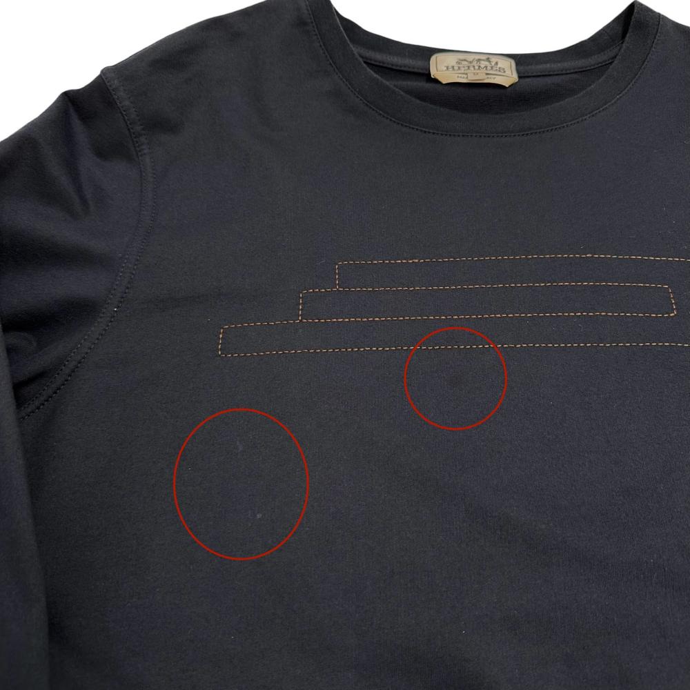 HERMES 長袖 Tシャツ サイズ40 グレー HERMES 長袖 Tシャツ サイズ40 グレー