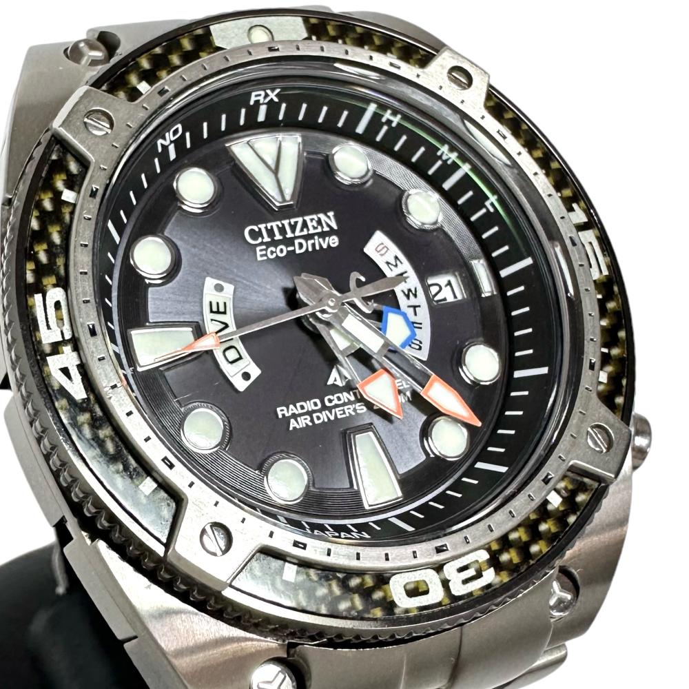 CITIZEN/シチズン】 プロマスター マリーン PMD56-2991 腕時計 チタン ソーラー 黒文字盤 メンズ 【中古】【真子質店】 –  真子質店 PawnShopMAKO