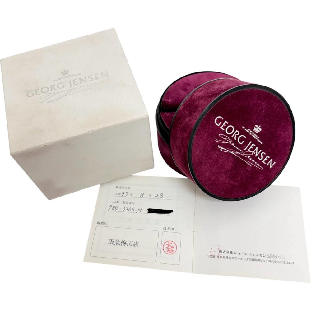 【欧州王室と皇室のお墨付】箱取説有 ジョージジェンセン カフリンクス 作品名82 欧州王室と皇室のお墨付】箱取説有 ジョージジェンセン カフリンクス