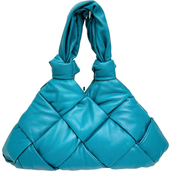 【BOTTEGAVENETA/ボッテガヴェネタ】 パデッド ロック ハンドバッグ ラムスキン ターコイズブルー レディース【中古】【真子質店】【BL】




【IDKx】