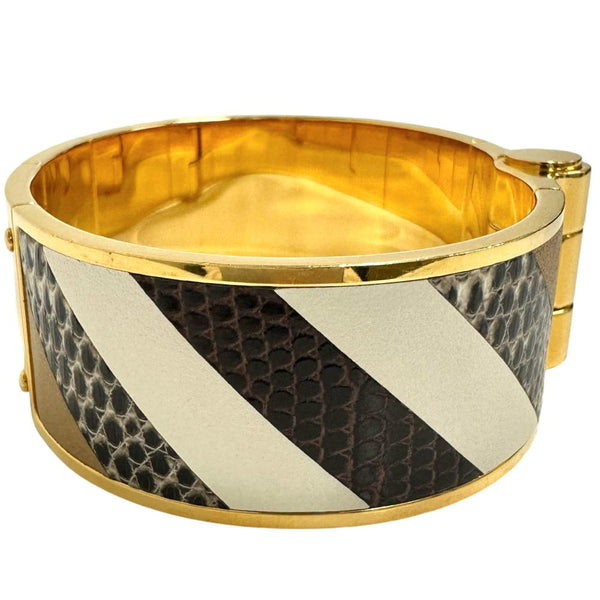 【HERMES/エルメス】 シャルニエールGM バングル 18cm バングル GP/レザー/パイソン 70g ゴールド レディース
【中古】【真子質店】【BL】




【MaMox】