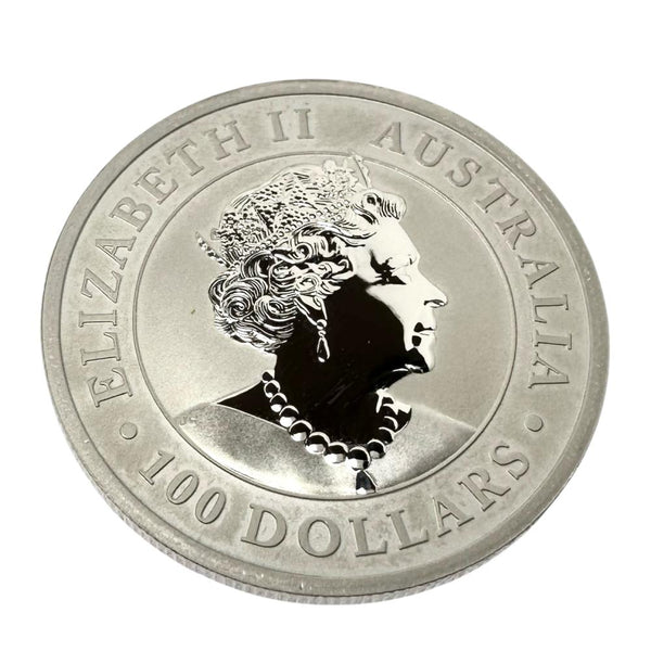 記念銀貨1ドル1オンス オーストラリア 2022年 カンガルー／エリザベス2世 N24090300828-