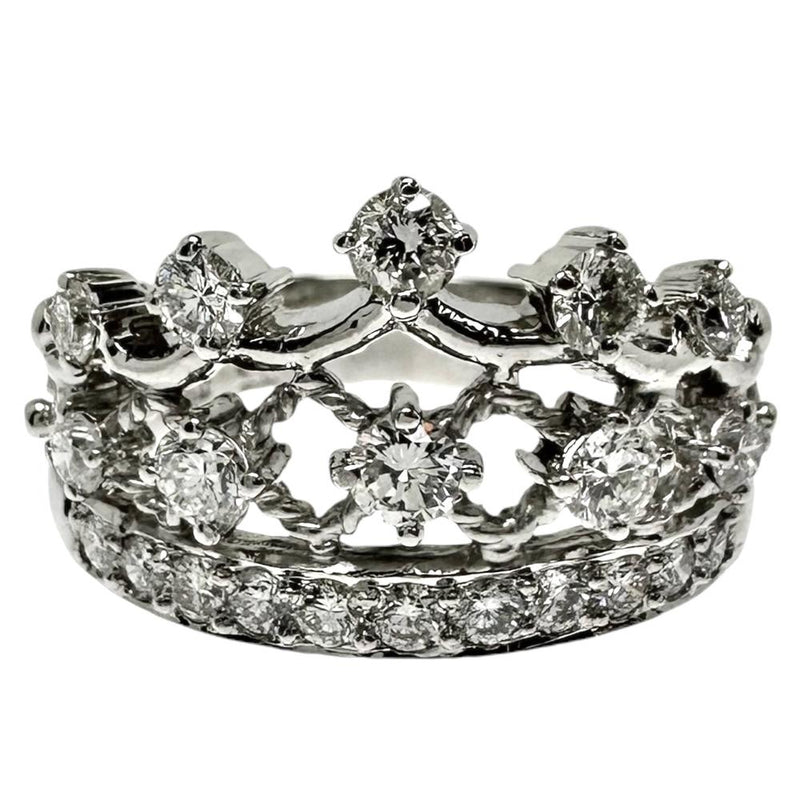 12号 クラウンモチーフ ダイヤモンド 計0.84ct リング・指輪 K18WGホワイトゴールド 18金 4.9g レディース
【中古】【真子質店】【NN】




【KMoS】