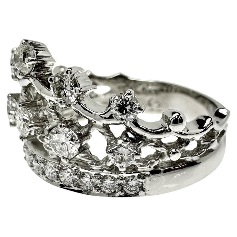12号 クラウンモチーフ ダイヤモンド 計0.84ct リング・指輪 K18WGホワイトゴールド 18金 4.9g レディース
【中古】【真子質店】【NN】




【KMoS】