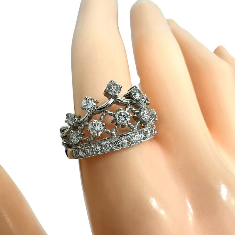 12号 クラウンモチーフ ダイヤモンド 計0.84ct リング・指輪 K18WGホワイトゴールド 18金 4.9g レディース
【中古】【真子質店】【NN】




【KMoS】