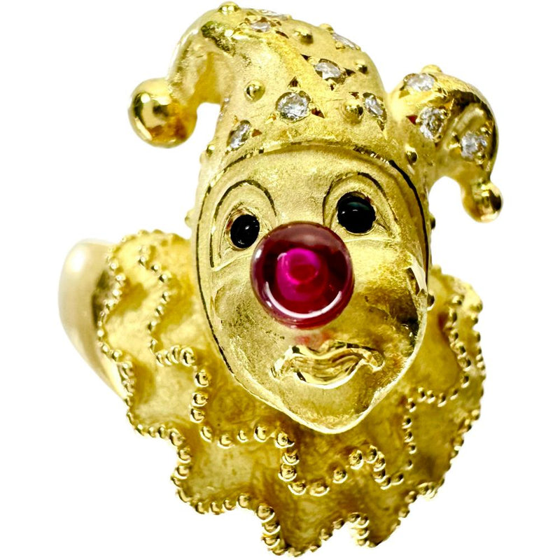 15号 角江千代治 /Chiyoji Sumiye ピエロ/clown ルビー ダイヤモンド 0.11ct リング・指輪 K18ゴールド 18金 12.4g レディース
【中古】【真子質店】【NN】




【IMaDT】