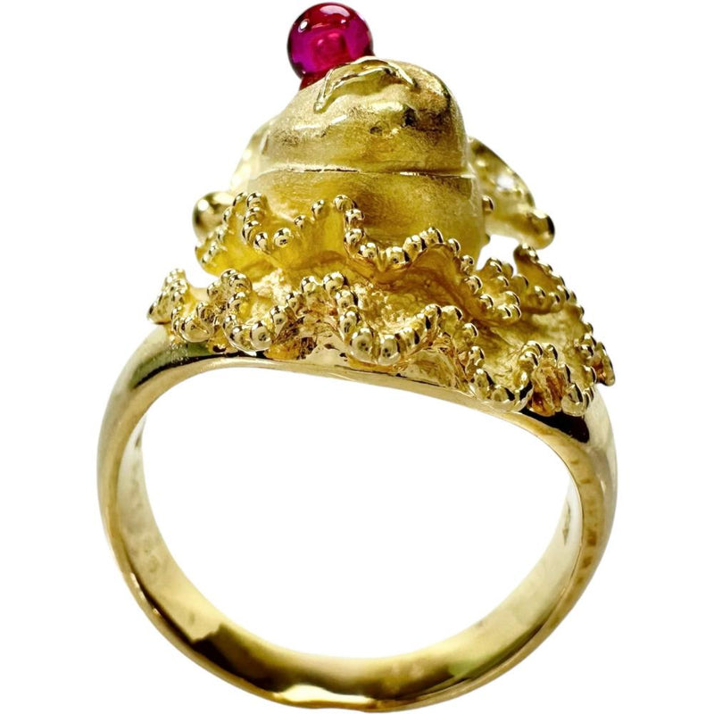 15号 角江千代治 /Chiyoji Sumiye ピエロ/clown ルビー ダイヤモンド 0.11ct リング・指輪 K18ゴールド 18金 12.4g レディース
【中古】【真子質店】【NN】




【IMaDT】