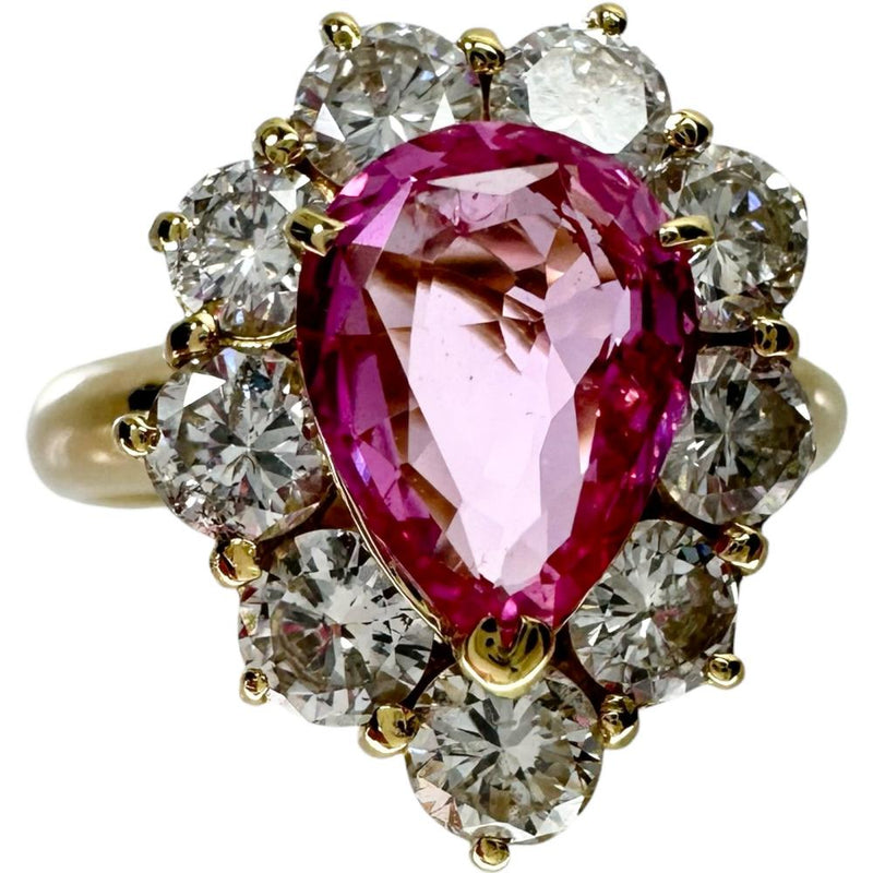 12号 パパラチアサファイア 1.22ct ダイヤモンド 1.13ct リング・指輪 K18ゴールド 18金 4.6g レディース
【中古】【真子質店】【NN】




【ISMix】