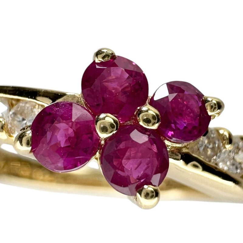 12.5号 フラワーデザイン ルビー 0.48ct ダイヤモンド 0.25ct リング・指輪 K18ゴールド 18金 3.3g レディース
【中古】【真子質店】【NN】




【MaMoT】