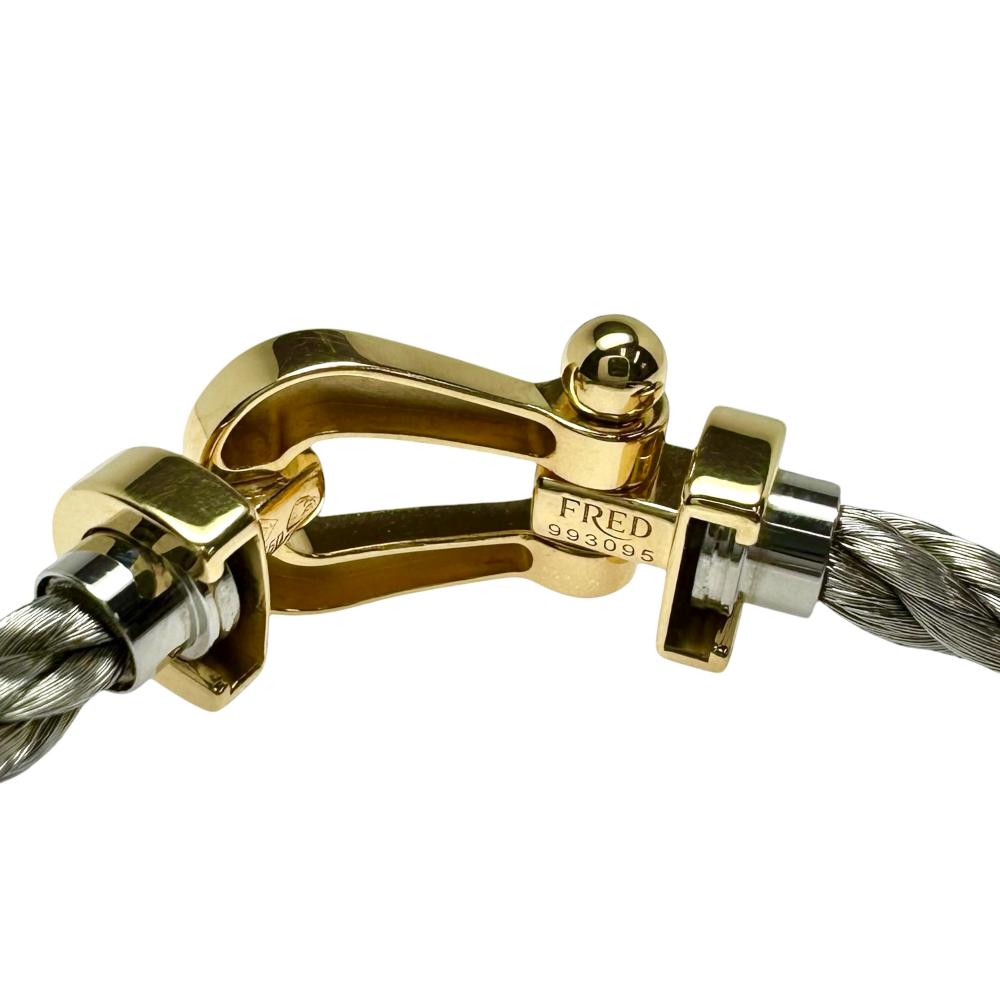 FRED/フレッド】 仕上げ済 ブレスレット フォース10 LM K18ゴールド 18