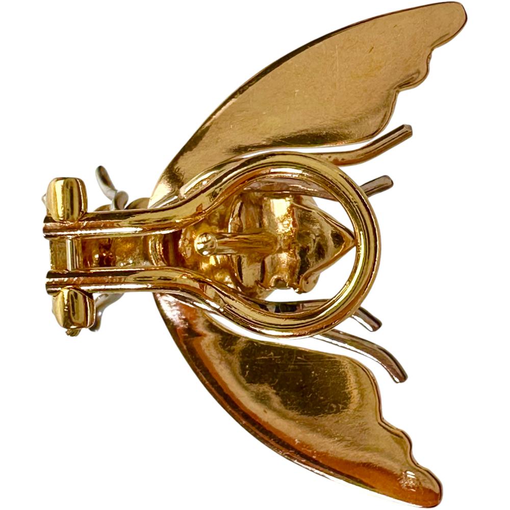 K18 750 18金ゴールド　ダイヤモチーフピアス　IVXLCDM soph. 蜂モチーフ ダイヤモンド ピアス K18ゴールド 18金/K18PGピンク