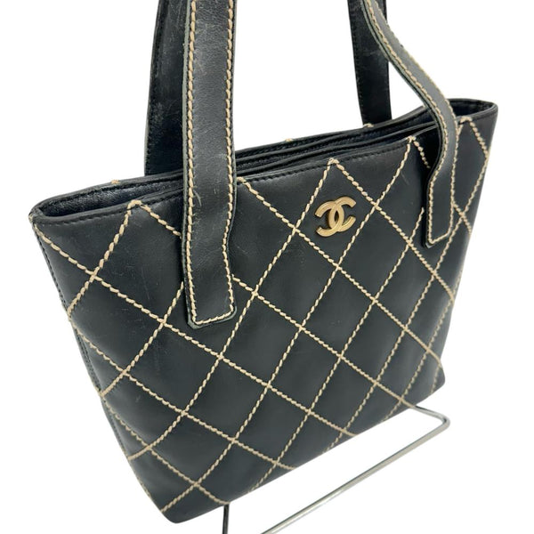 【CHANEL/シャネル】 ワイルドステッチ トートバッグ Sシール付 ハンドバッグ 8番台 レザー ブラック レディース【中古】【真子質店】【BL】




【MiIx】