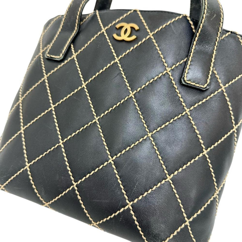 【CHANEL/シャネル】 ワイルドステッチ トートバッグ Sシール付 ハンドバッグ 8番台 レザー ブラック レディース【中古】【真子質店】【BL】




【MiIx】