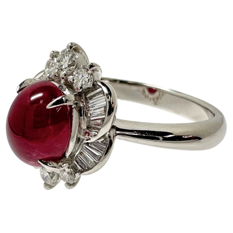 11号 カボションルビー 2.41ct ダイヤモンド 計0.38ct リング・指輪 Pt900プラチナ 7.0g レディース
【中古】【真子質店】【NN】




【DSMo】