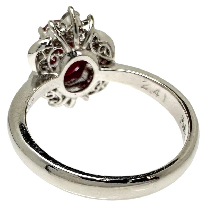 11号 カボションルビー 2.41ct ダイヤモンド 計0.38ct リング・指輪 Pt900プラチナ 7.0g レディース
【中古】【真子質店】【NN】




【DSMo】