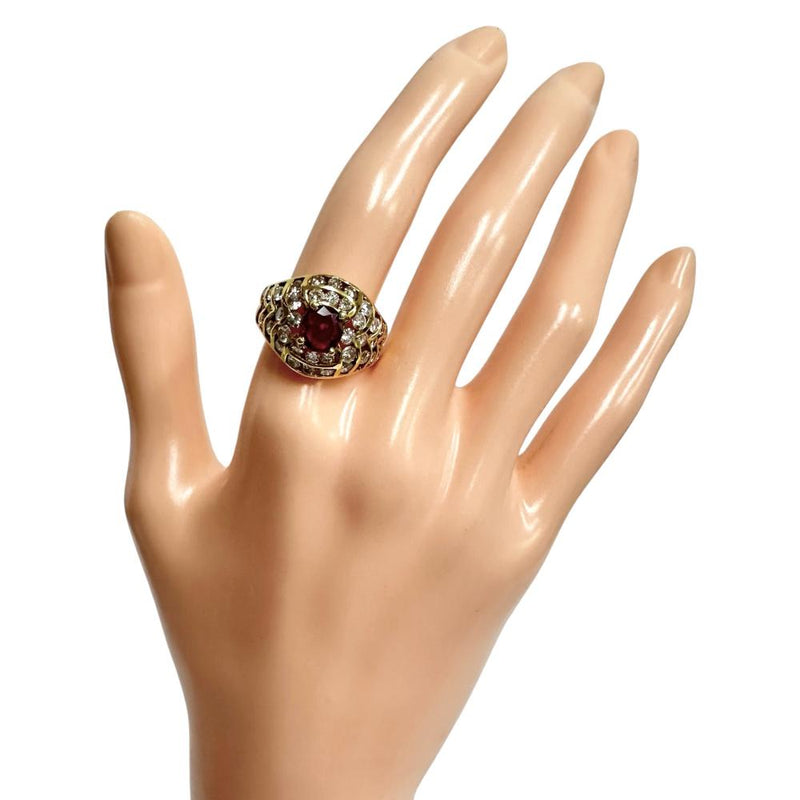 13号 ルビー 0.95ct ダイヤモンド 計1.81ct リング・指輪 K18ゴールド 18金 9.5g レディース
【中古】【真子質店】【NN】




【IDMax】