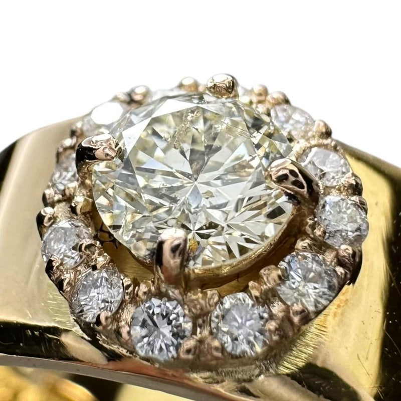15号 幅広 ダイヤモンド(推定K-I1程度) 0.38ct 取巻きダイヤモンド 0.12ct リング・指輪 K18ゴールド 18金 10.1g レディース
【中古】【真子質店】【NN】




【IxKx】