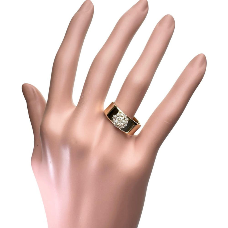 15号 幅広 ダイヤモンド(推定K-I1程度) 0.38ct 取巻きダイヤモンド 0.12ct リング・指輪 K18ゴールド 18金 10.1g レディース
【中古】【真子質店】【NN】




【IxKx】