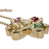 ルビー/サファイア/エメラルド/ダイヤモンド 0.18/0.15/0.14/0.12/0.08ct ダイヤモンド 計0.37ct ネックレス K18ゴールド 18金 8.3g 50cm レディース
【中古】【真子質店】【NN】




【SSx】