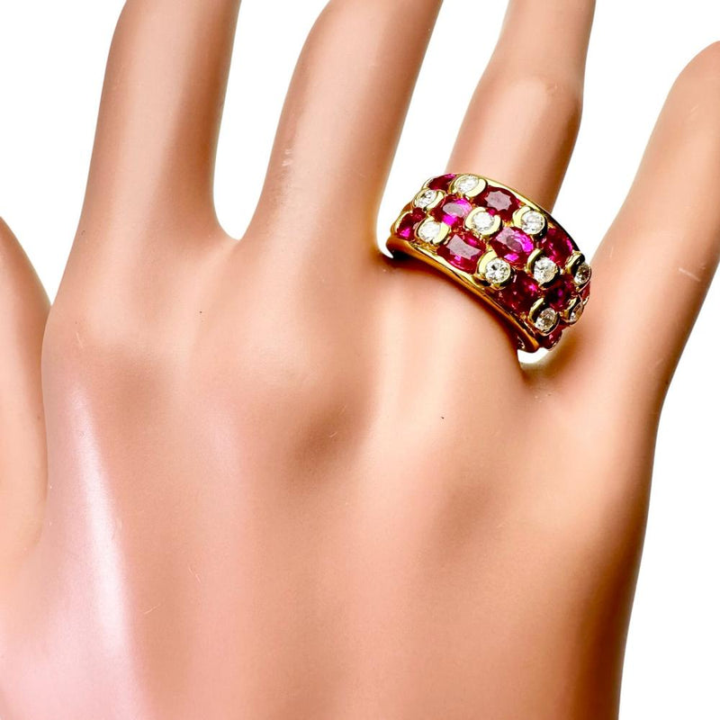 13号 ルビー 2.51ct ダイヤモンド 0.51ct リング・指輪 K18ゴールド 18金 11.0g レディース
【中古】【真子質店】【NN】




【IMaDT】