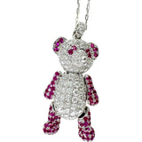 頭手足動くパンダ  ダイヤモンド 1.15ct ルビー 0.85ct ネックレス K18WGホワイトゴールド 18金 8.5g 45cm レディース
【中古】【真子質店】【NN】




【TxKS】