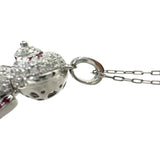 頭手足動くパンダ  ダイヤモンド 1.15ct ルビー 0.85ct ネックレス K18WGホワイトゴールド 18金 8.5g 45cm レディース
【中古】【真子質店】【NN】




【TxKS】