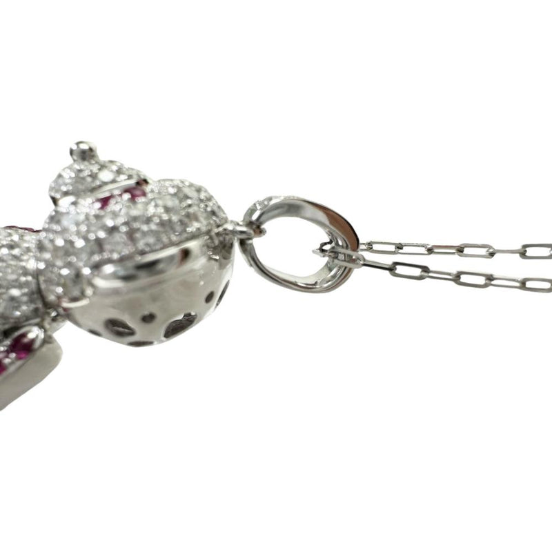 頭手足動くパンダ  ダイヤモンド 1.15ct ルビー 0.85ct ネックレス K18WGホワイトゴールド 18金 8.5g 45cm レディース
【中古】【真子質店】【NN】




【TxKS】