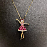 踊り子 ダイヤモンド 計0.15ct ルビー 計0.28ct ピンクサファイア 計0.07ct ネックレス K18ゴールド 18金 3.3g 45cm レディース
【中古】【真子質店】【NN】




【MixMa】