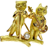 猫モチーフ　ペンブローチ 　ペンダント兼ブローチ ダイヤモンド 0.09ct ペンダントトップ K18ゴールド 18金 6.9g レディース
【中古】【真子質店】【NN】




【MiMaY】