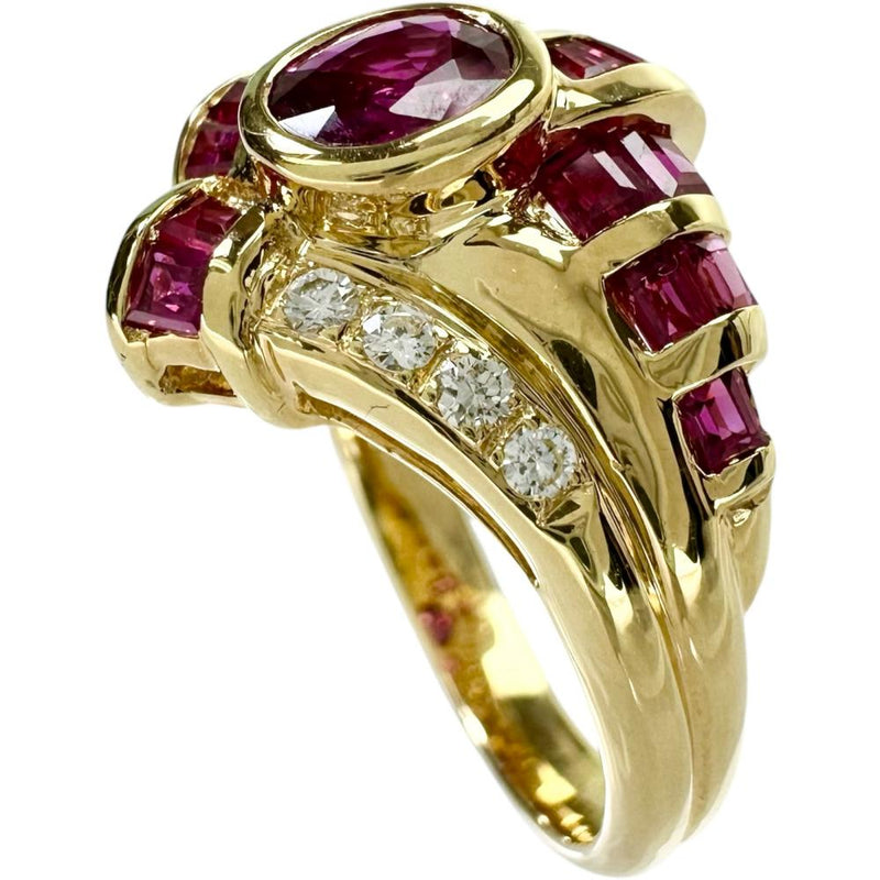 14号 ルビー 計1.30ct ダイヤモンド 計0.13ct リング・指輪 K18ゴールド 18金 7.0g レディース
【中古】【真子質店】【NN】




【SMaMo】