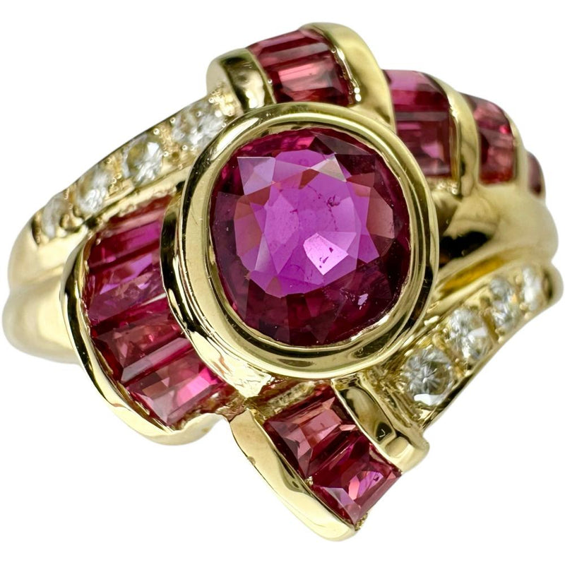 14号 ルビー 計1.30ct ダイヤモンド 計0.13ct リング・指輪 K18ゴールド 18金 7.0g レディース
【中古】【真子質店】【NN】




【SMaMo】