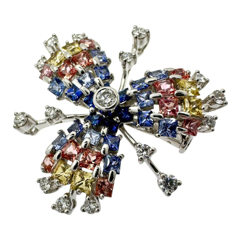 【Jeunet/ジュネ】 ブローチ兼用 マルチサファイア 計2.17ct ダイヤモンド 計0.38ct ペンダントトップ K18WGホワイトゴールド 18金 6.8g レディース
【中古】【真子質店】【NN】




【SMoK】
