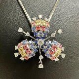 【Jeunet/ジュネ】 ブローチ兼用 マルチサファイア 計2.17ct ダイヤモンド 計0.38ct ペンダントトップ K18WGホワイトゴールド 18金 6.8g レディース
【中古】【真子質店】【NN】




【SMoK】