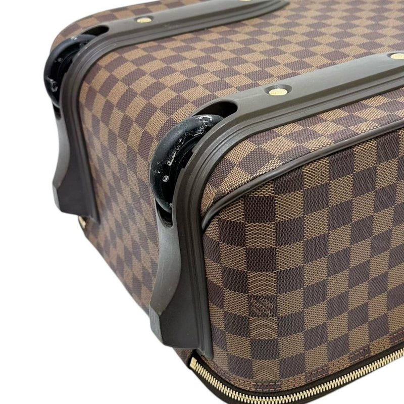 【LOUIS VUITTON/ルイ・ヴィトン】 ぺガス45 ダミエ N64424 キャリーケース キャリーバッグ ブラウン  ユニセックス【中古】【真子質店】【BL】, 【IxMax】