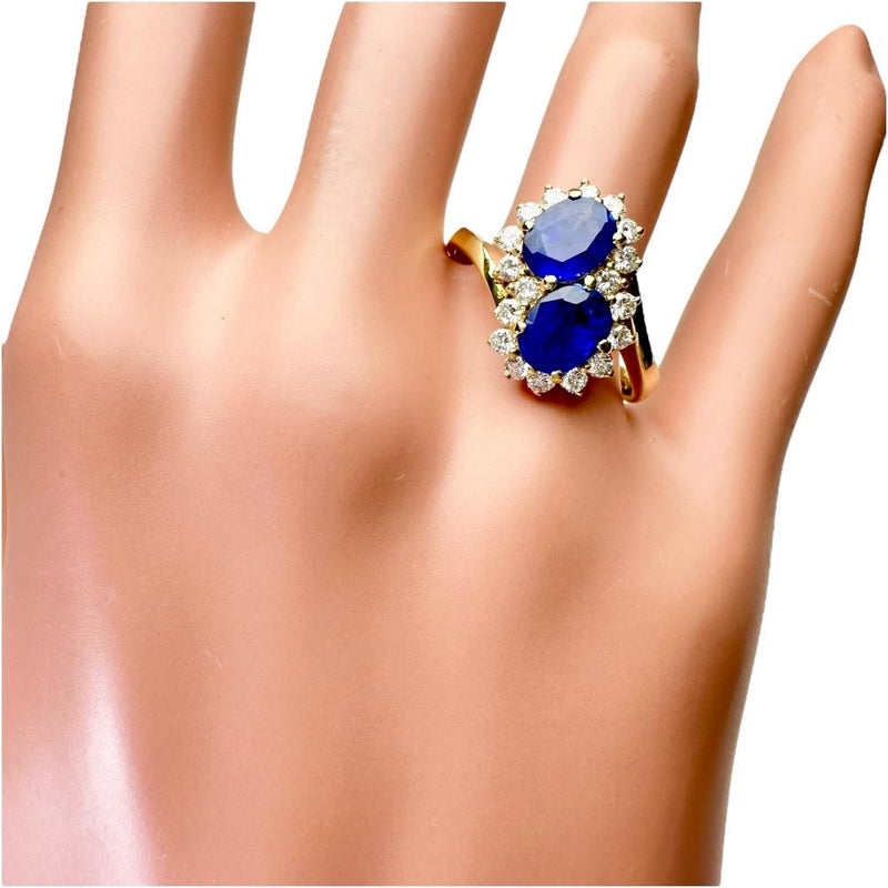20号 ビルマ産非加熱サファイア 1.19/1.08ct ダイヤモンド 0.54ct リング・指輪 K18ゴールド 18金 5.7g レディース
【中古】【真子質店】【NN】




【IxKMi】