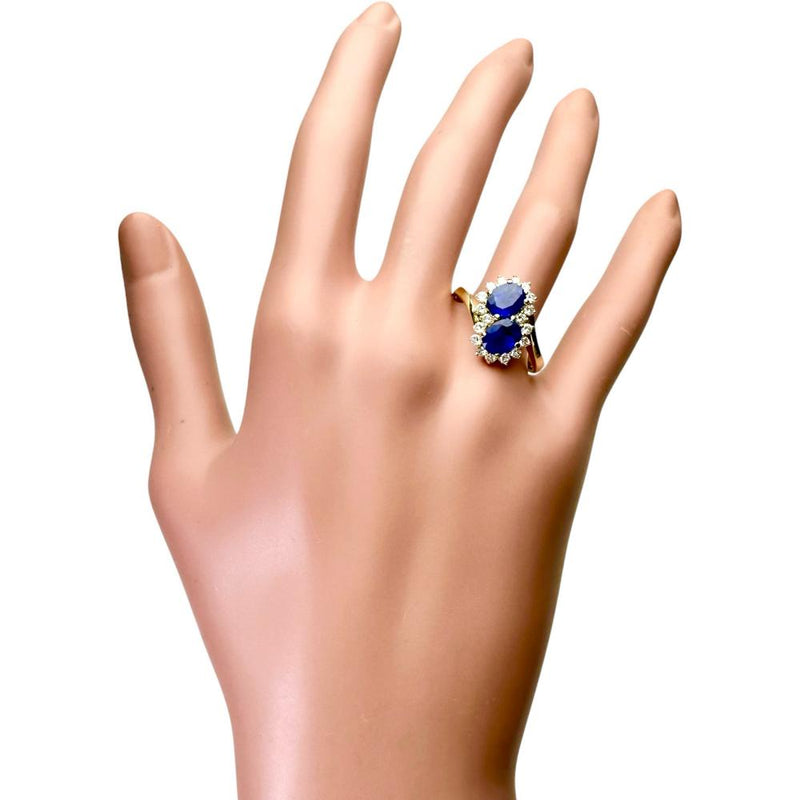 20号 ビルマ産非加熱サファイア 1.19/1.08ct ダイヤモンド 0.54ct リング・指輪 K18ゴールド 18金 5.7g レディース
【中古】【真子質店】【NN】




【IxKMi】