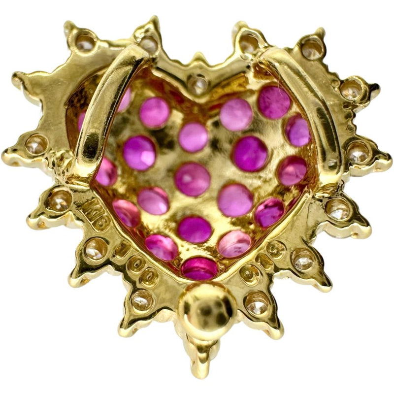 ハート ルビー 1.00ct ダイヤモンド 0.13ct ペンダントトップ K18ゴールド 18金 2.5g レディース
【中古】【真子質店】【NN】




【TYD】