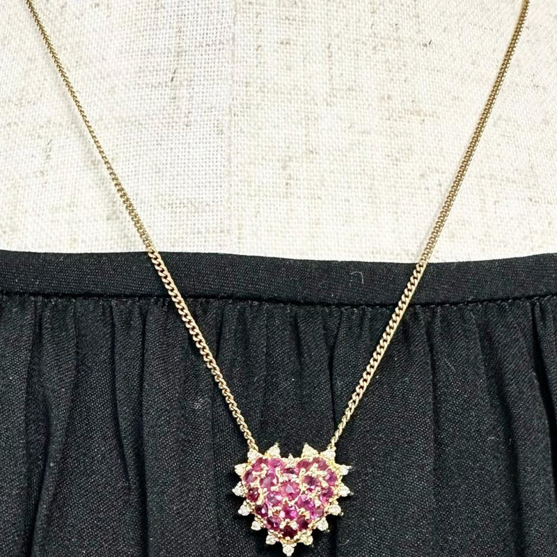 ハート ルビー 1.00ct ダイヤモンド 0.13ct ペンダントトップ K18ゴールド 18金 2.5g レディース
【中古】【真子質店】【NN】




【TYD】
