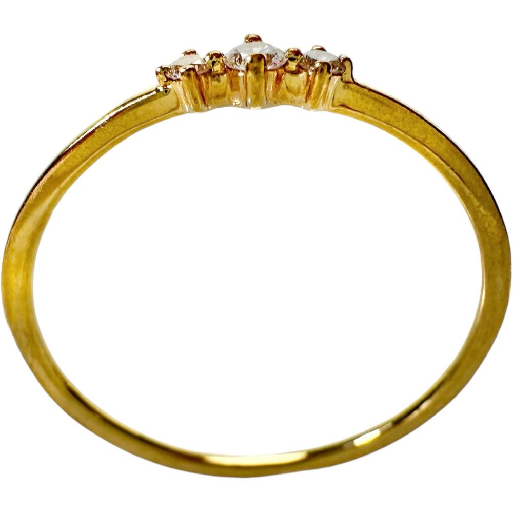 13号【ete/エテ】 ダイヤモンド 0.05ct リング・指輪 K18ゴールド 18金