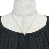 ルビー 計0.31ct ダイヤモンド 計0.46ct ネックレス K18ゴールド 18金 4.9g 直線41cm レディース
【中古】【真子質店】【NN】




【KDMi】