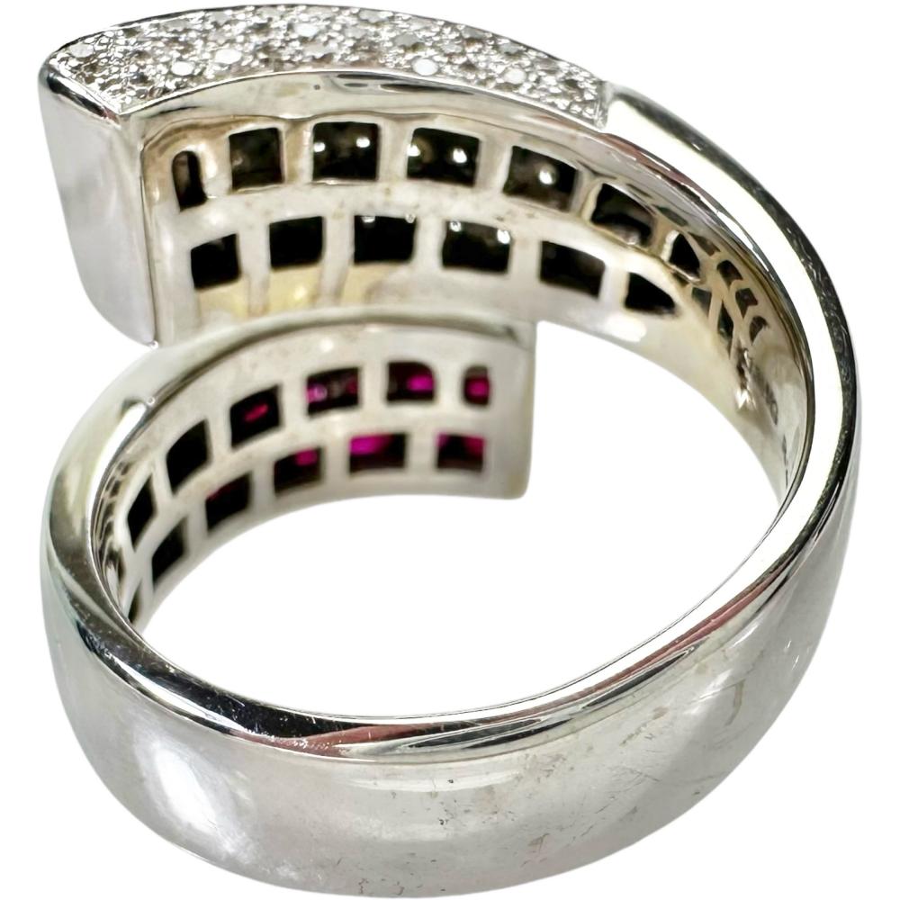 16号 ミステリーセッティング ルビー 2.00ct ダイヤモンド 1.00ct 