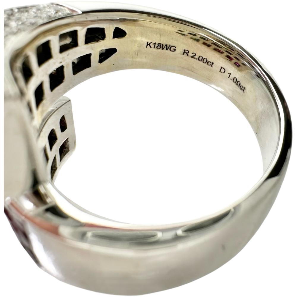 16号 ミステリーセッティング ルビー 2.00ct ダイヤモンド 1.00ct